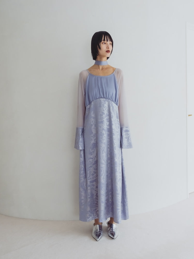 Foil Stamped Satin Dress｜箔押しサテンドレス – MARTE