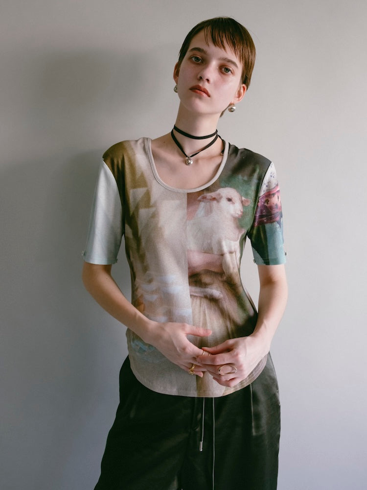 モデル身長：176cm / カラー：03 Sheep