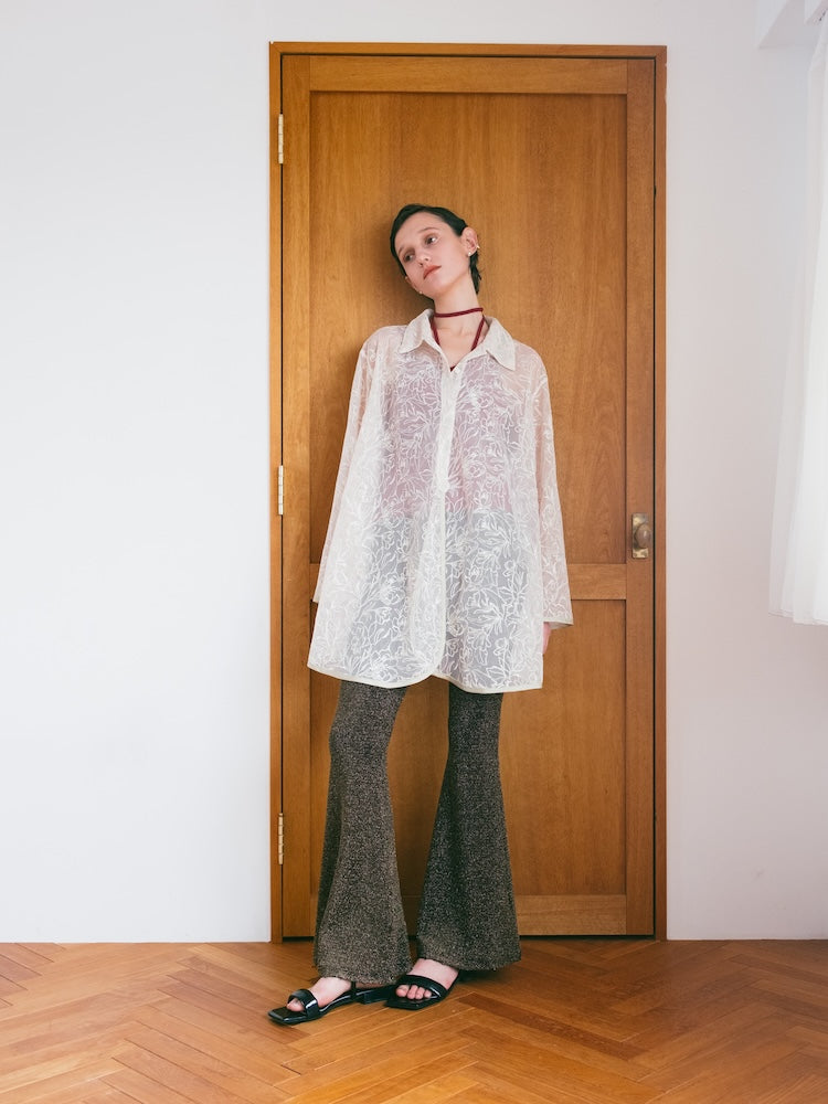 Piping Lace Over Shirt｜パイピングレースシャツ – MARTE