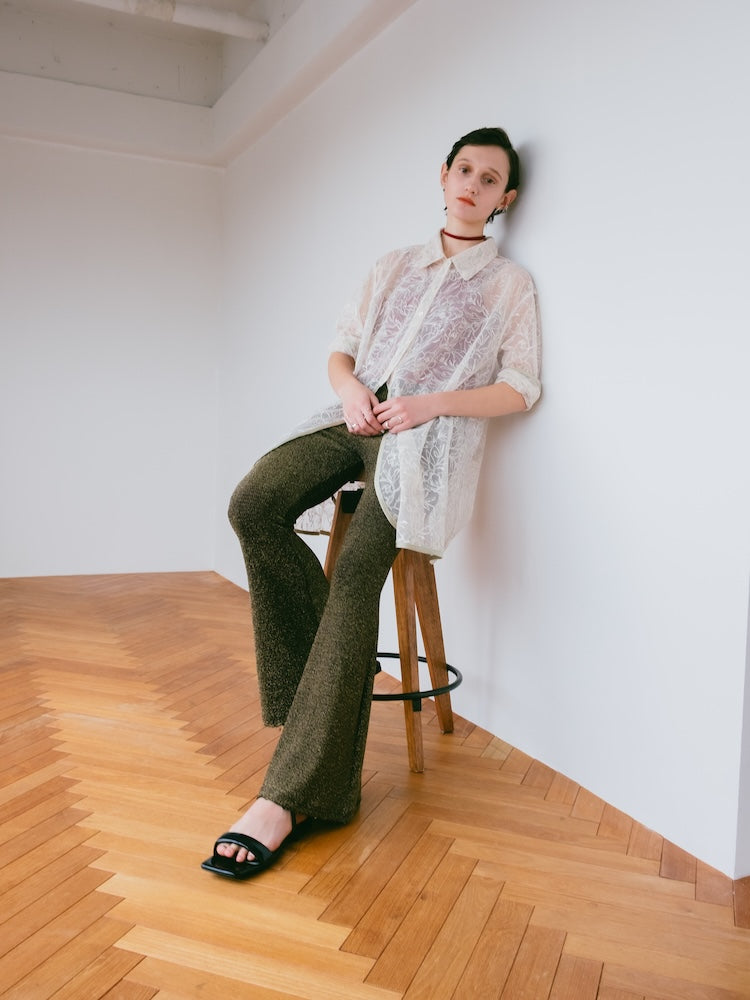 Piping Lace Over Shirt｜パイピングレースシャツ – MARTE