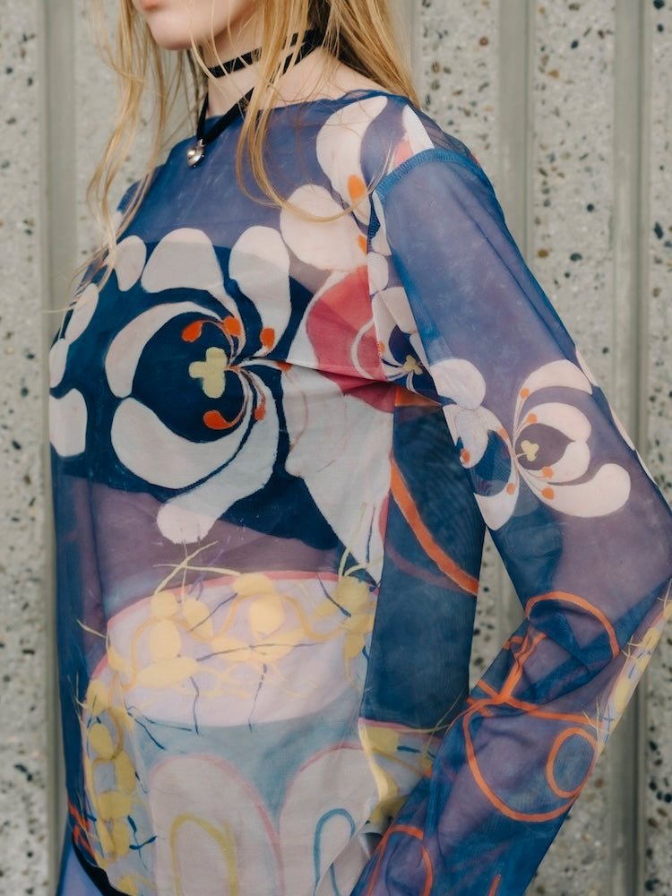 モデル身長：171cm / カラー：02 Flower
