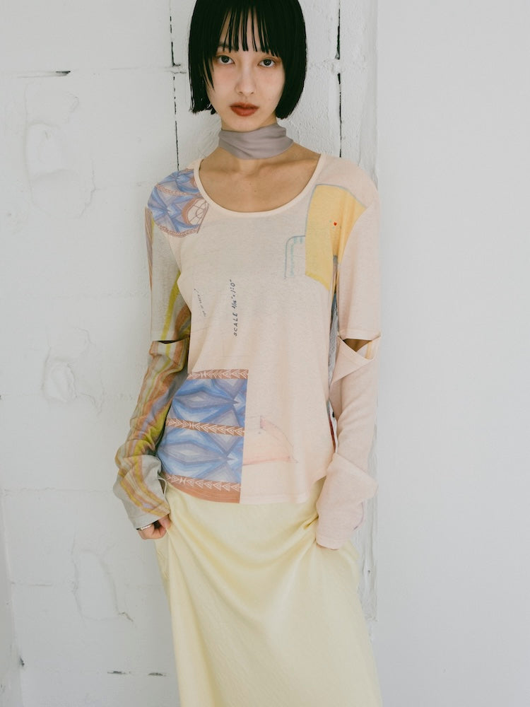 モデル身長：166cm / カラー：04 Theatre foyer