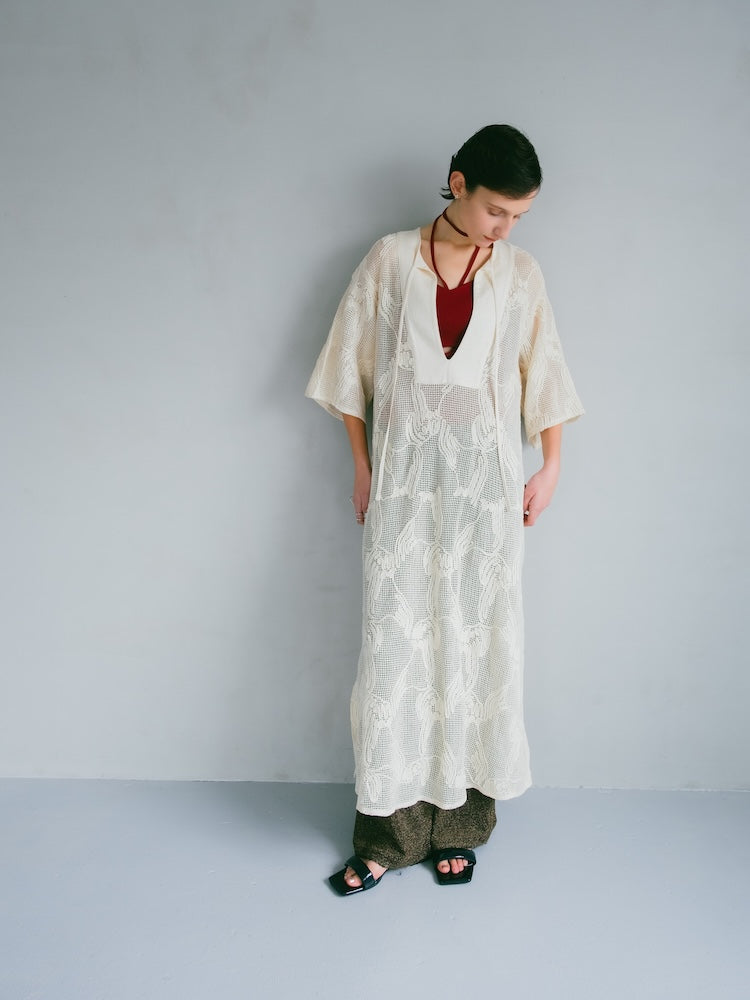 Cord Embroidery Caftan Dress｜カフタンドレス – MARTE