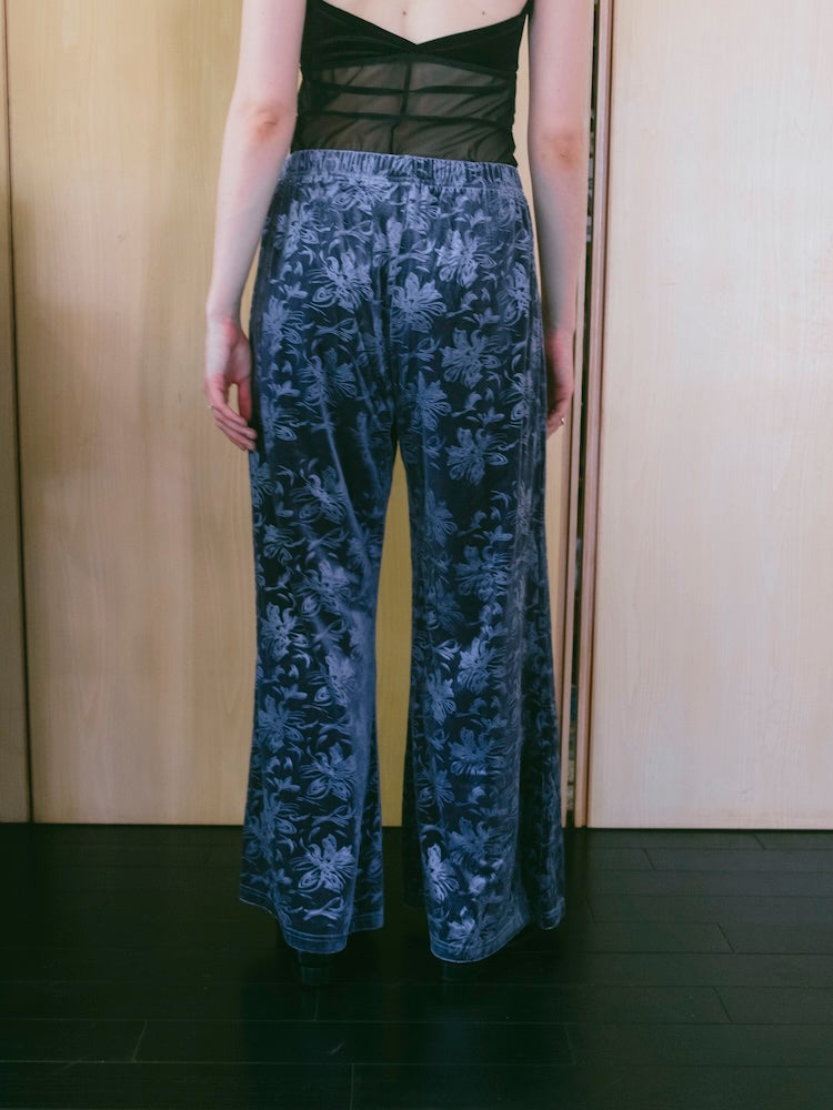 【10月24日(土) 12:00販売開始】Velour Emboss Pants