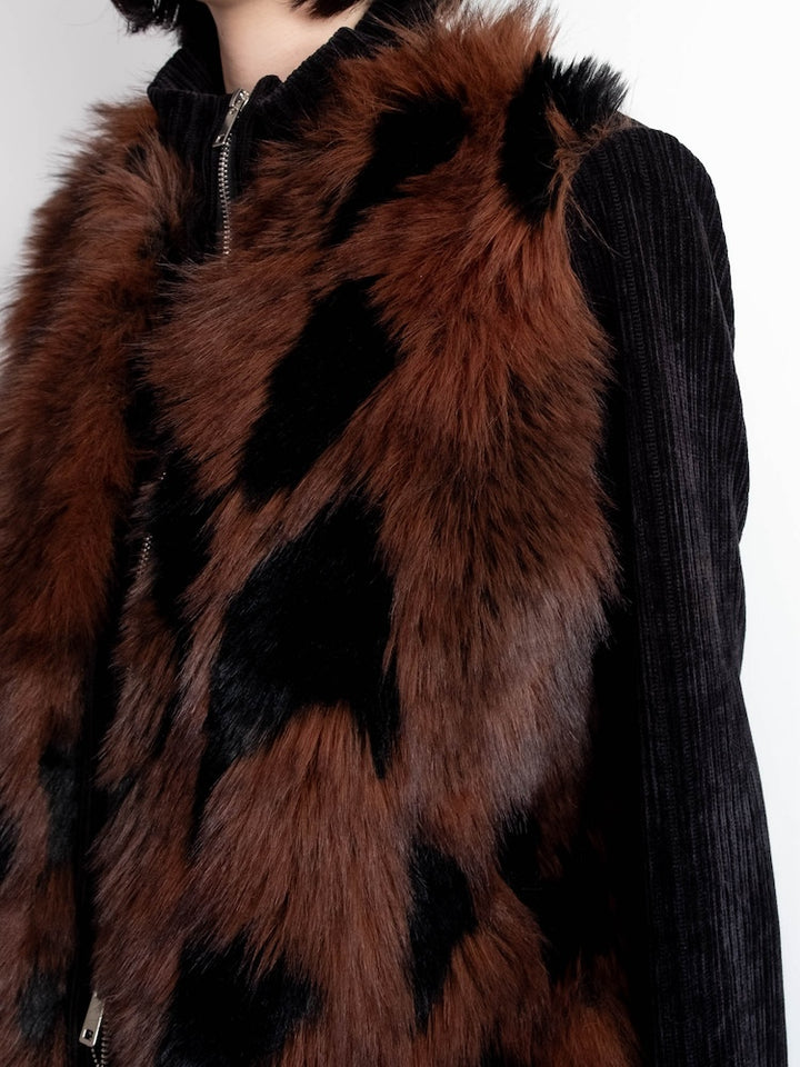 【6月12日(金) 12:00予約販売開始】Mix Fur Zip Jacket