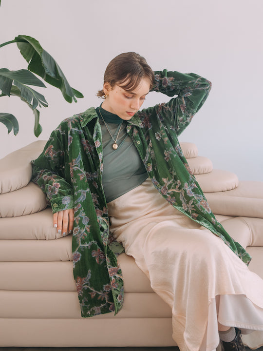 Velvet Over Shirt｜ベロアシャツ – MARTE