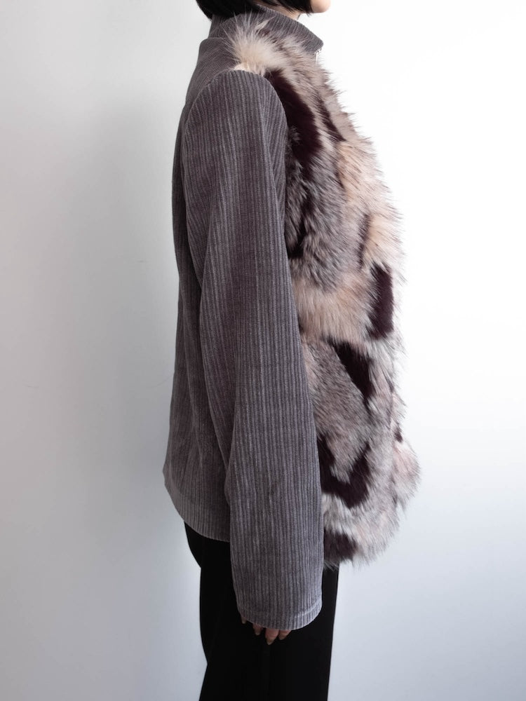【6月12日(金) 12:00予約販売開始】Mix Fur Zip Jacket