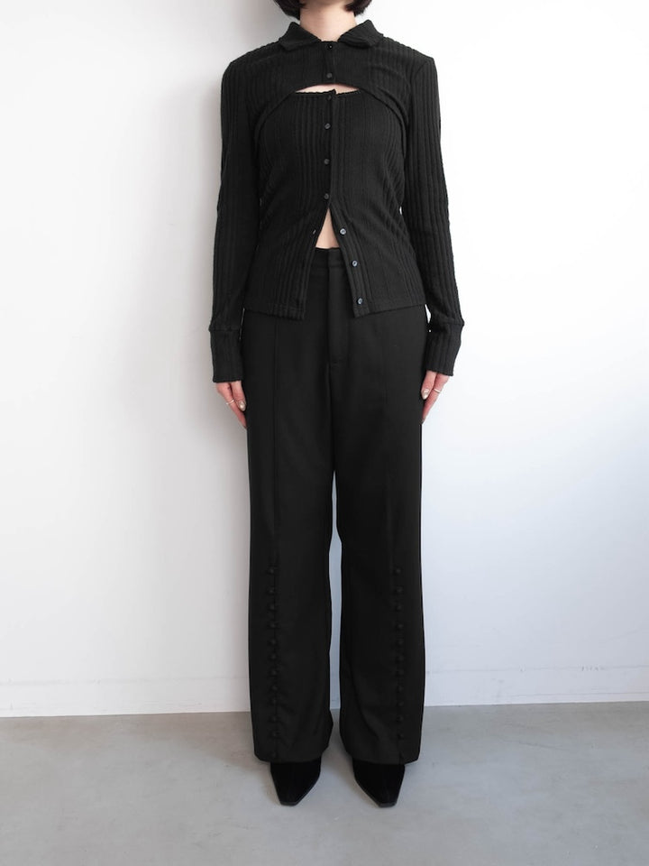 モデル身長：162cm / カラー：Black