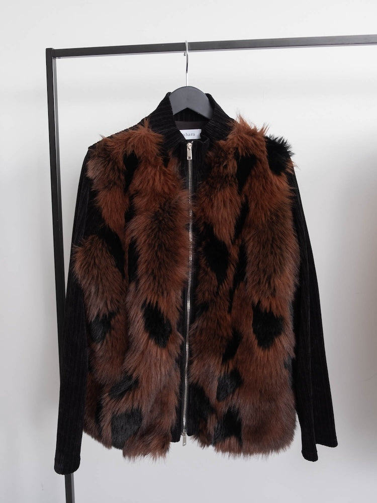 【6月12日(金) 12:00予約販売開始】Mix Fur Zip Jacket