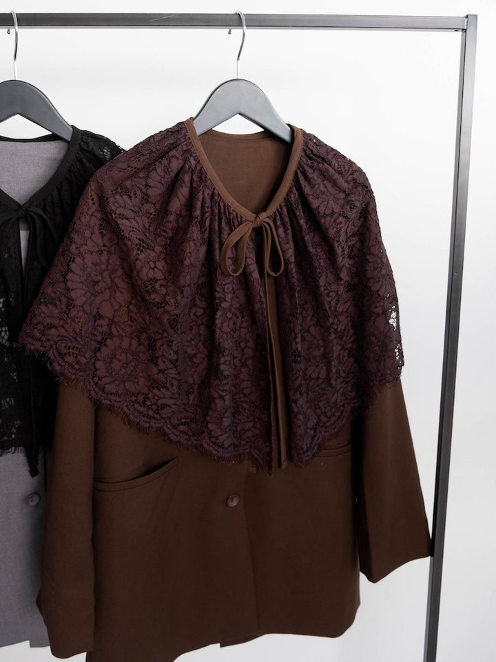 【6月12日(金) 12:00予約販売開始】Multiway Lace Collar Jacket