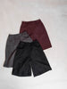 Faux Suede Bermuda Pants