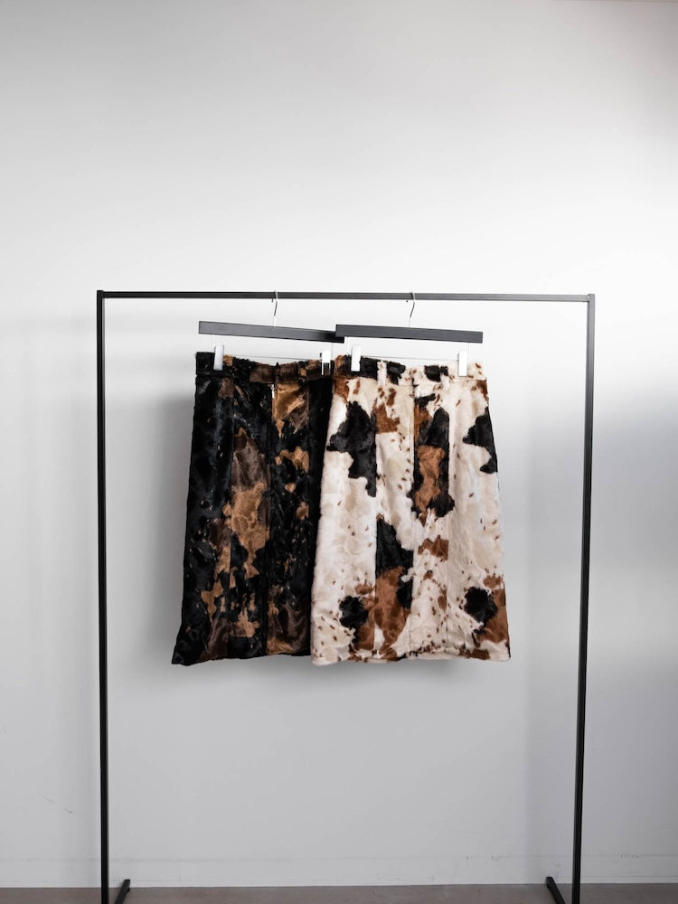 【6月12日(金) 12:00予約販売開始】Faux Cowhide Skirt