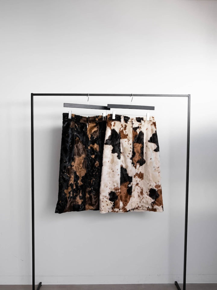 【6月12日(金) 12:00予約販売開始】Faux Cowhide Skirt