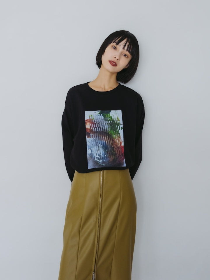 モデル身長：166cm / カラー：Black Stripes