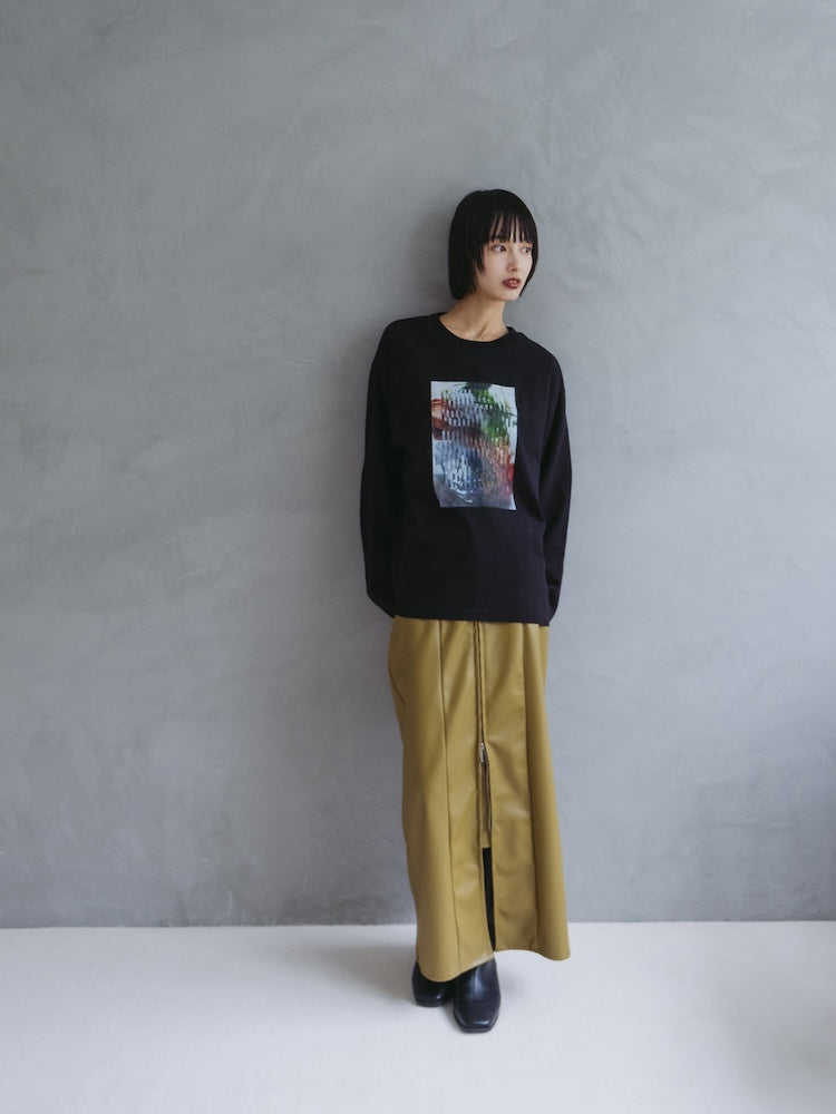 モデル身長：166cm / カラー：Black Stripes