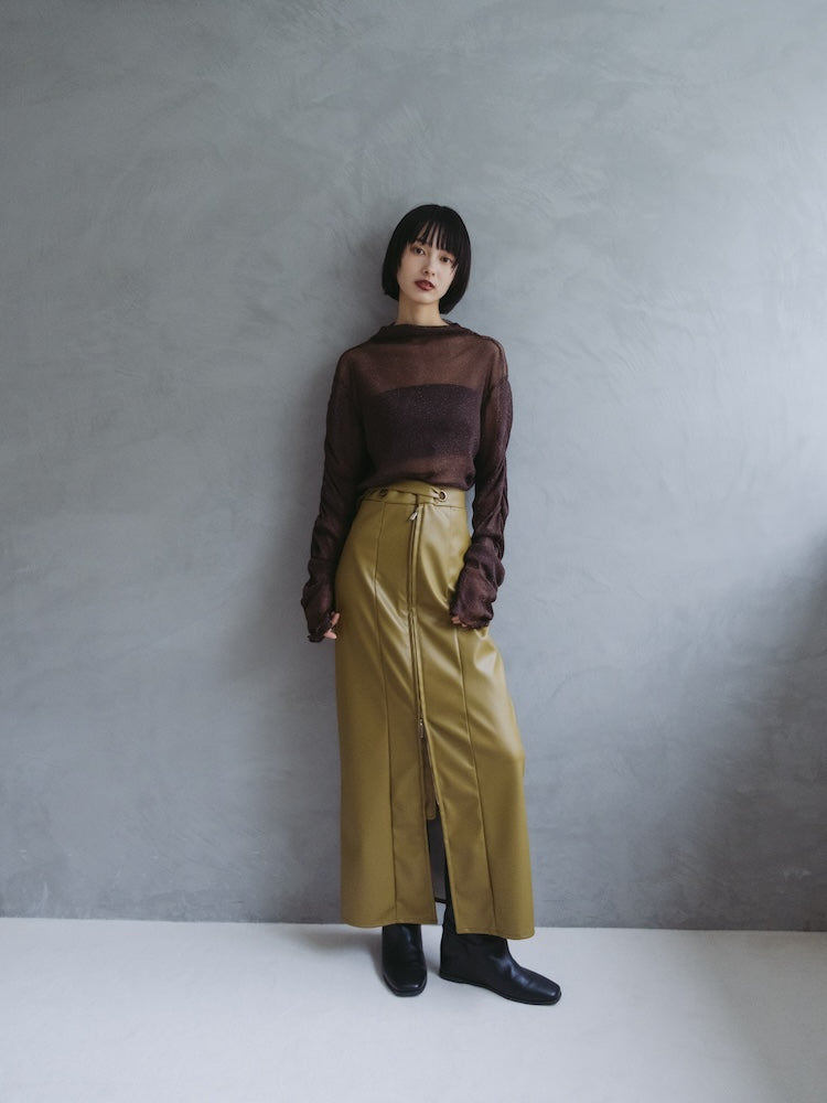 モデル身長：166cm / カラー：Brown