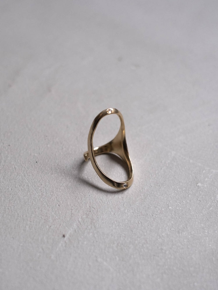 ✨️一点物✨️般若 指輪 RING♯22号 UNKNOWN. U599 “TWO SEMICIRCLE 2” RING / SILVER - 神戸