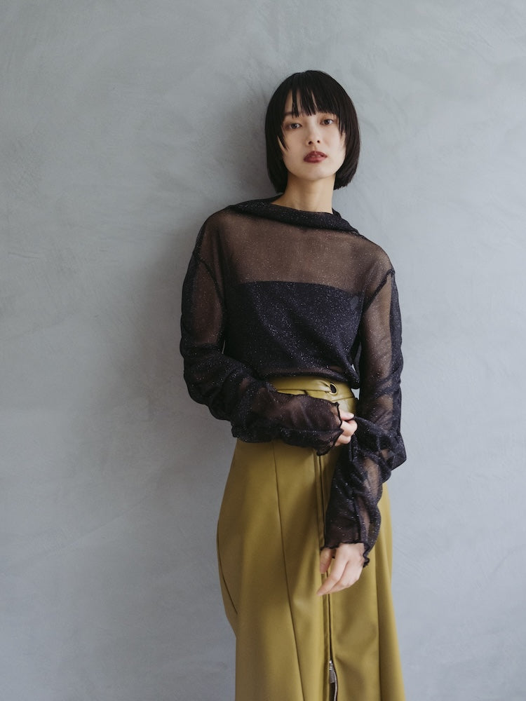 モデル身長：166cm / カラー：Black