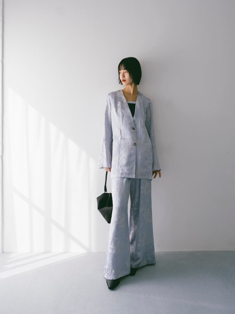 Satin Jacquard Jacket