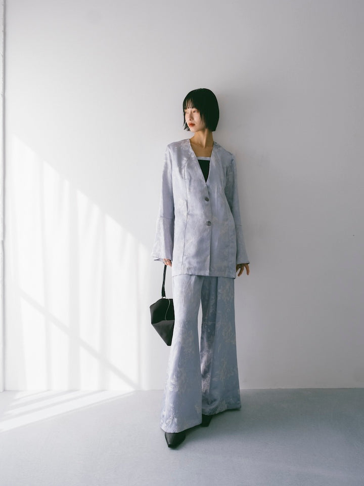 Satin Jacquard Jacket