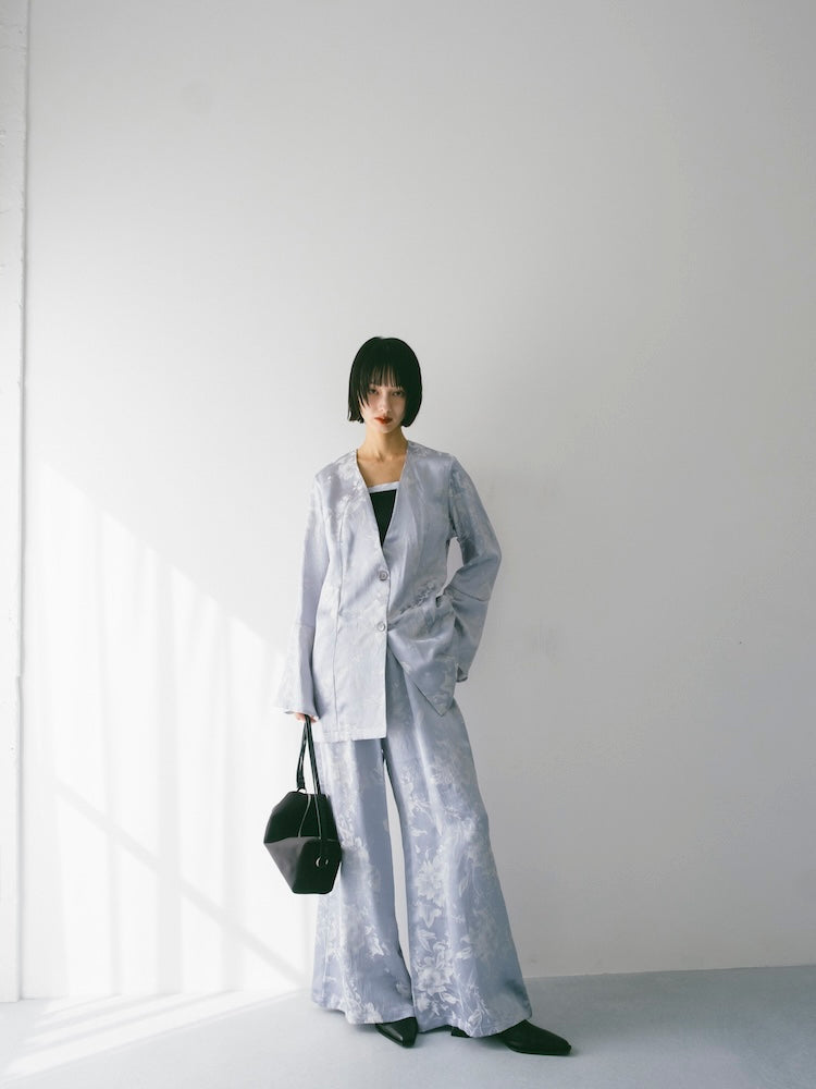 Satin Jacquard Jacket｜サテンジャガード織りジャケット – MARTE