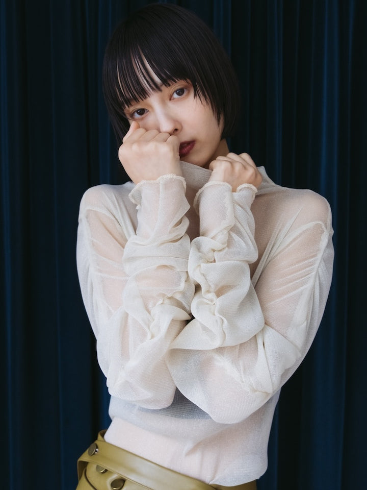 モデル身長：166cm / カラー：Ivory