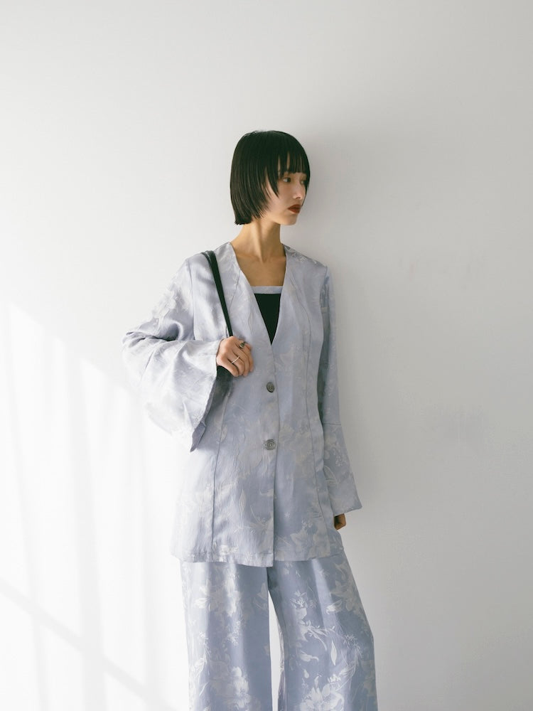 Satin Jacquard Jacket｜サテンジャガード織りジャケット – MARTE