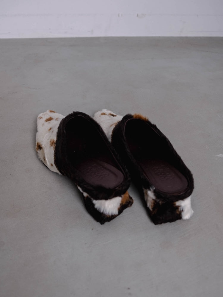 【6月12日(金) 12:00予約販売開始】Faux Cowhide Shoes