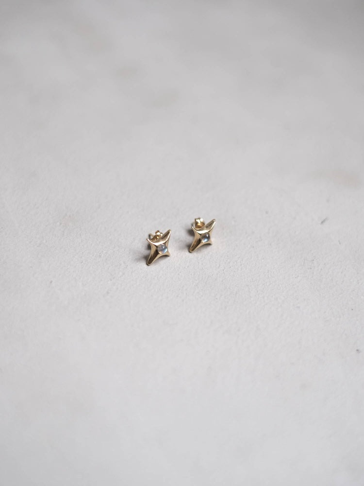 Spark Star Pierce|天然石の星型ピアス – MARTE Spark Star Pierce|天然石の星型ピアス – MARTE