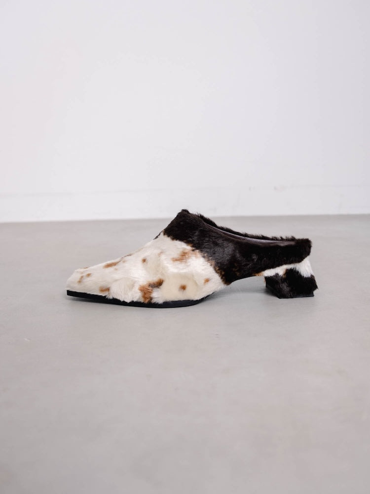 【6月12日(金) 12:00予約販売開始】Faux Cowhide Shoes