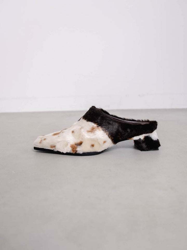 【6月12日(金) 12:00予約販売開始】Faux Cowhide Shoes