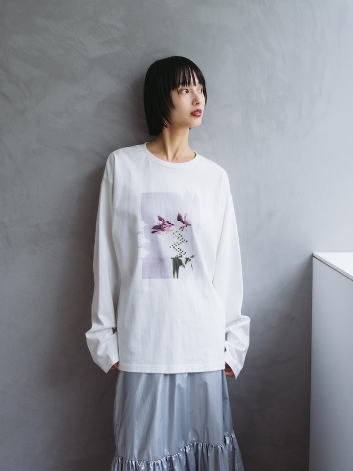 モデル身長：166cm / カラー：White Pixely