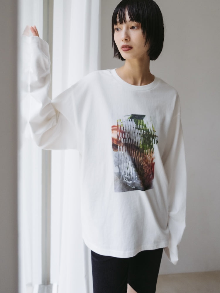 モデル身長：166cm / カラー：White Stripes