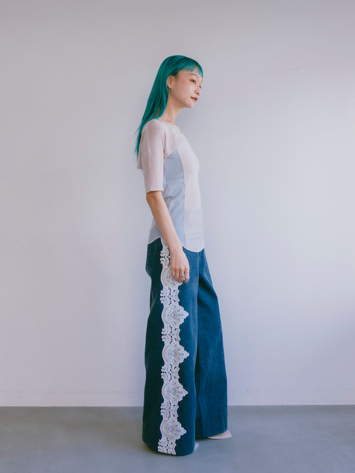 モデル身長：167cm / カラー：Blue