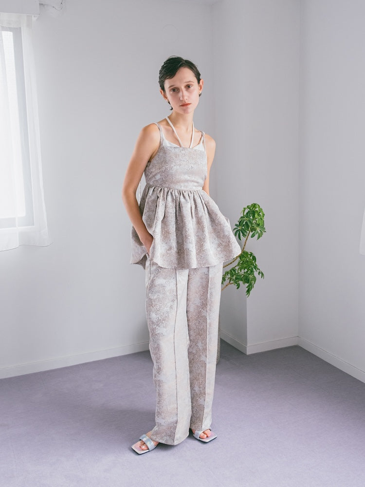 Flower Jacquard Camisole｜フラワージャガードキャミソール – MARTE