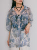 Cool Flower Sheer Shirt