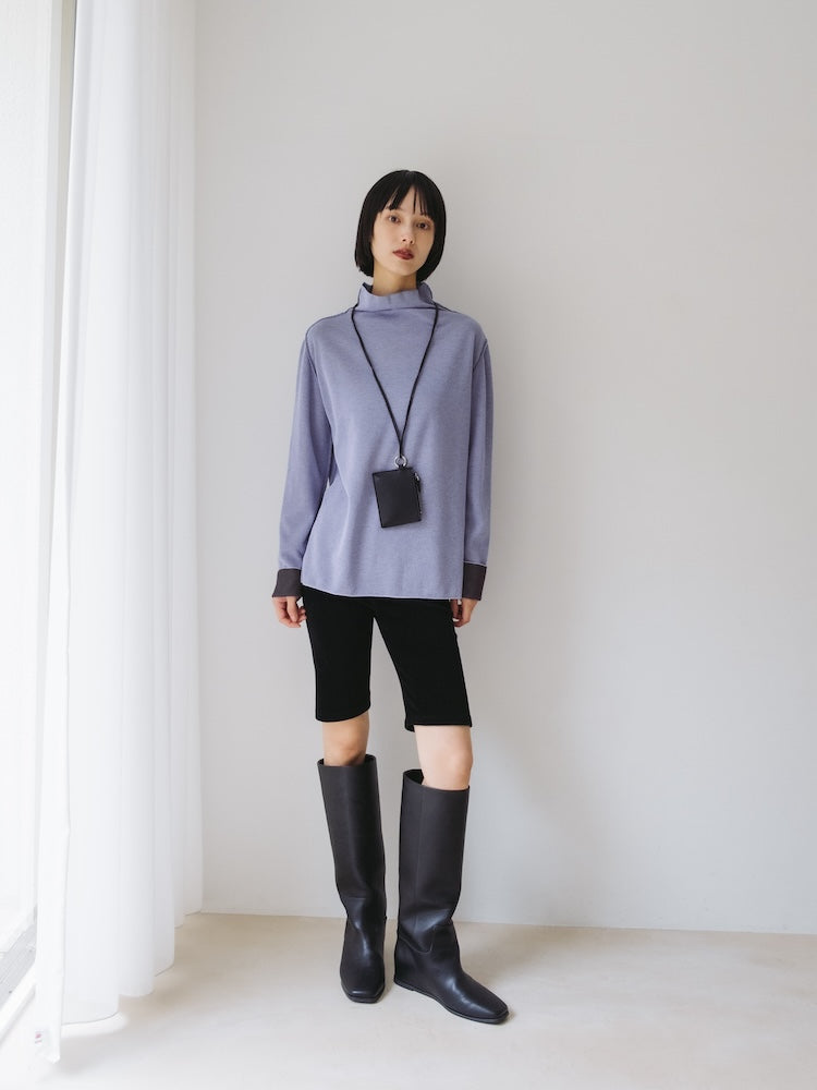 モデル身長：166cm / カラー：Lilac×Gray