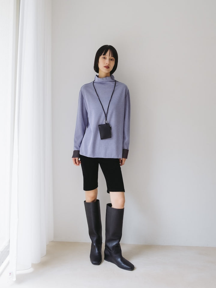 モデル身長：166cm / カラー：Lilac×Gray