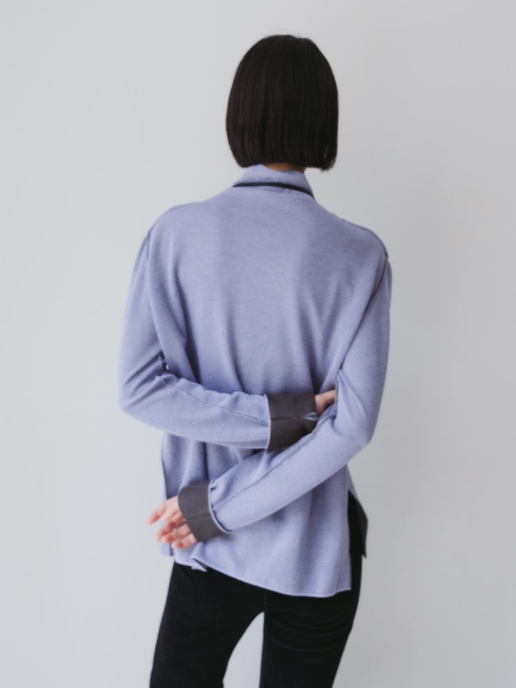 モデル身長：166cm / カラー：Lilac×Gray