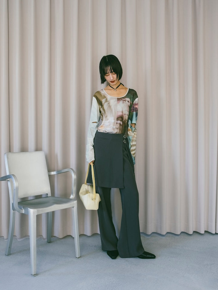 モデル身長：166cm / カラー：Gray