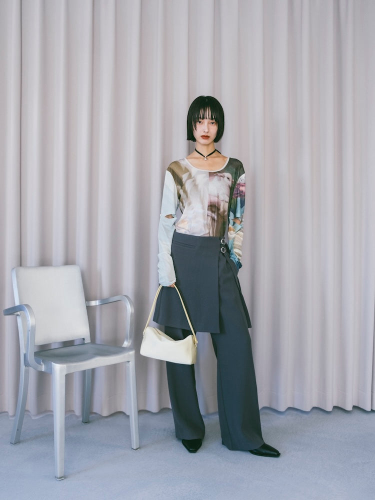 Satin Box Hand Bag｜サテン素材ボックス型ハンドバッグ – MARTE