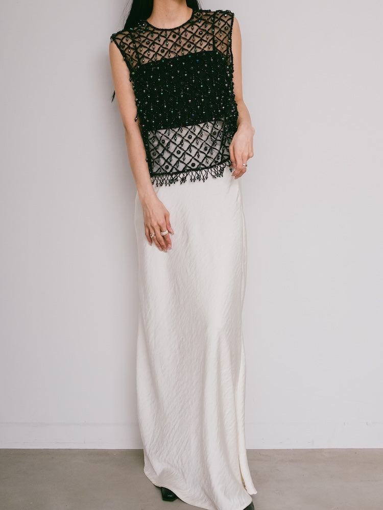 Ball Beads Mesh Vest