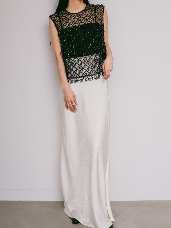 Ball Beads Mesh Vest