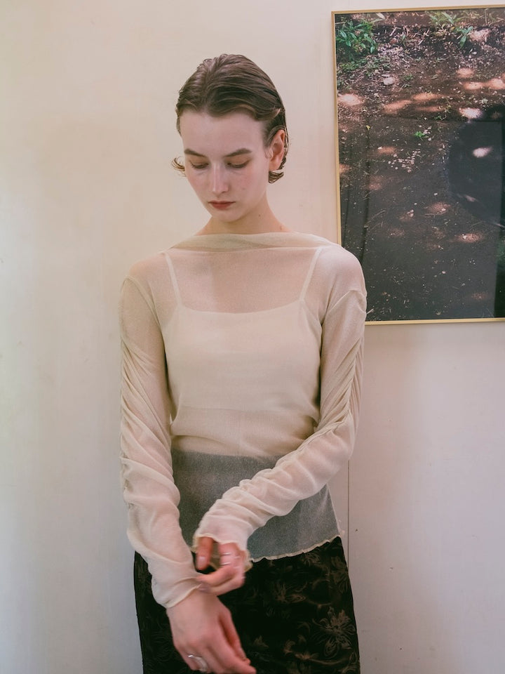 モデル身長：171cm / カラー：Ivory