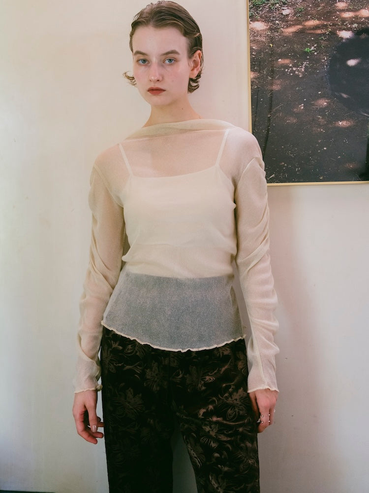 モデル身長：171cm / カラー：Ivory