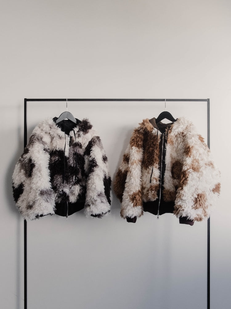 Mixed Fur Reversible Blouson