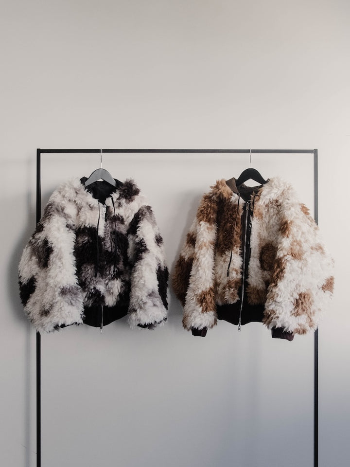 Mixed Fur Reversible Blouson
