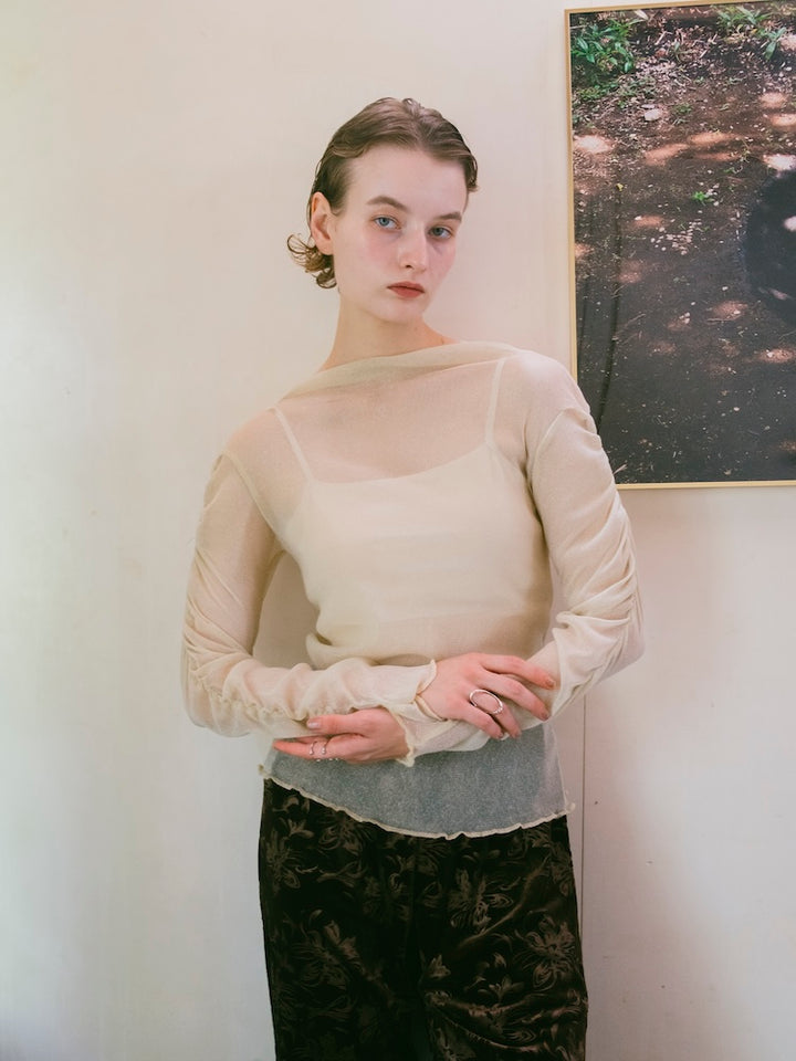 モデル身長：171cm / カラー：Ivory