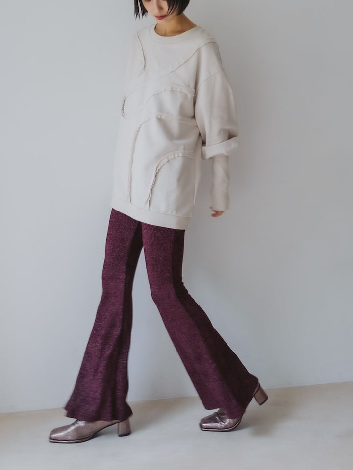 モデル身長：166cm / カラー：Wine / モデル着用サイズ：Mサイズ