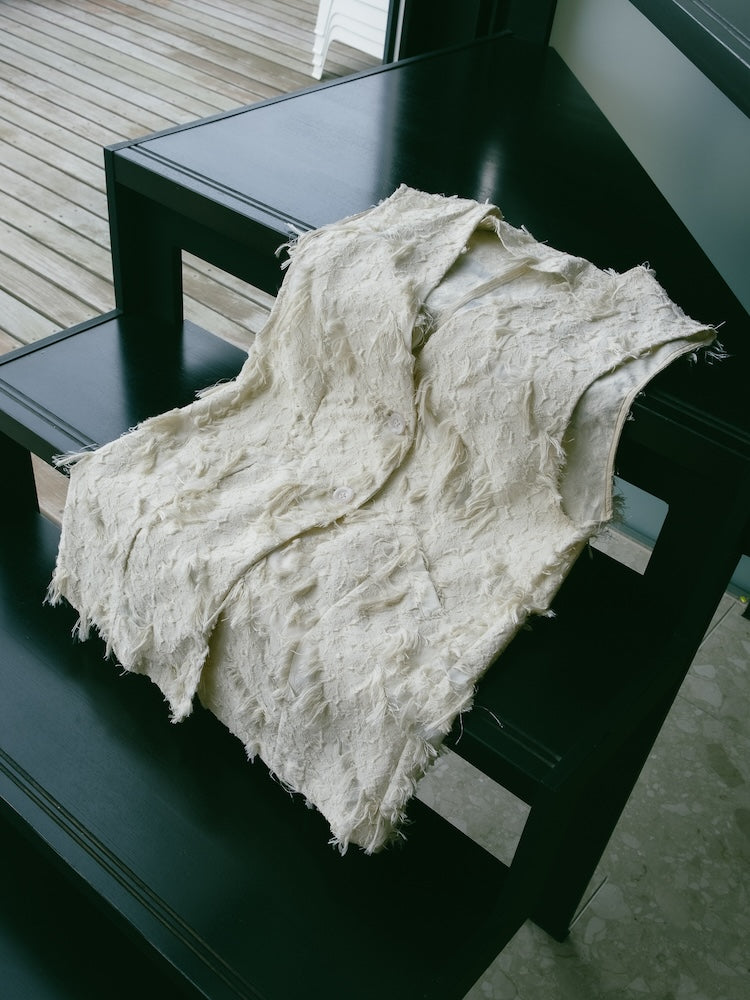 Cut Jacquard Vest｜カットジャガードベスト – MARTE